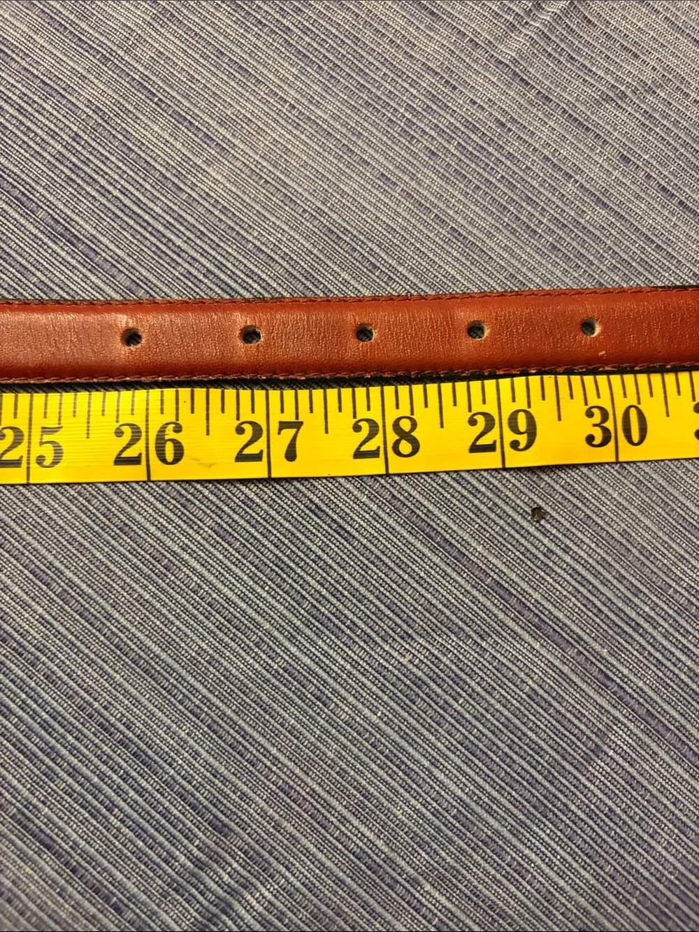 Women’s brown leather belt